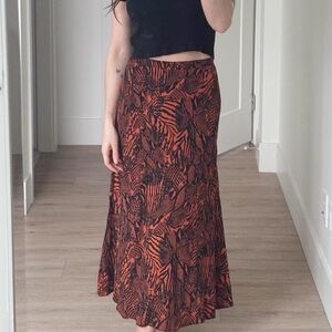 Wilfred Aritzia zebra print skirt